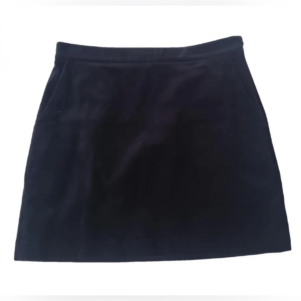 & Other Stories Velvet Mini Skirt